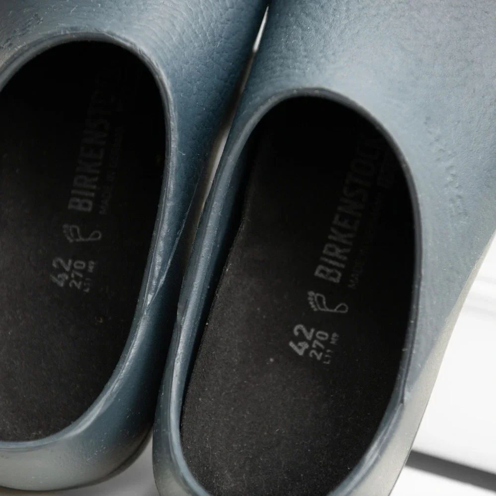 Birkenstock Clogs Super-Birki Navy Blue Polyurethane Minimalist Gorpcore Medical